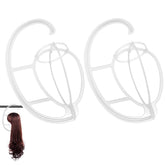Dreamlover hanging wig stand assembly demonstrates sturdy plastic construction for durability