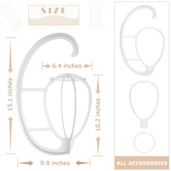Dreamlover wig hanger collapsible design shows compact storage and portability