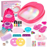 Dreamon kids foot spa rainbow light tub for at home spa sessions