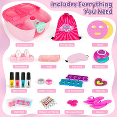 Dreamon Kids Massage Stones offer warm, soothing touch during foot spa.