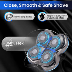 DREBIG Pitbull Platinum Pro replacement head for a close, efficient shave