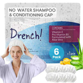 Drench Medical shampoo caps warm-application for a comforting rinse-free refresh