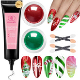 DRMODE 3D Nail Gel bottle highlights clear sculpting gel for easy 3D art.