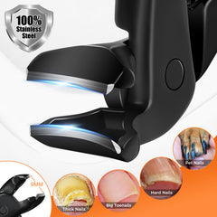 DRMODE stainless steel blades provide sharp, durable cuts for nails.