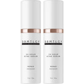 DRMTLGY acne spot-treatment-bottle demonstrates quick breakout targeting for clearer skin.