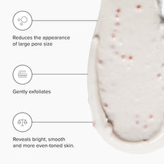 DRMTLGY pumpkin enzyme mask cream texture for gentle exfoliation.