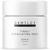 DRMTLGY Tingl pad front view for convenient daily exfoliation and renewal.