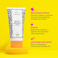 Drunk Elephant Beste No. 9 ingredients cantaloupe and glycerin hydration.