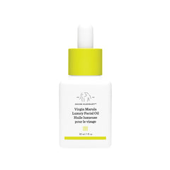 Drunk Elephant Virgin Marula Oil bottle with dropper demonstrates quick-absorb hydration.