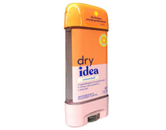 Dry Idea hypo-allergenic badge on packaging emphasizes gentle daily wear