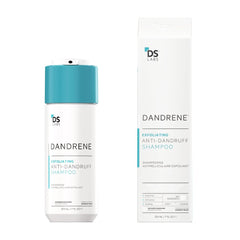 DS Labs Dandrene shampoo bottle front view for easy daily use and premium branding.