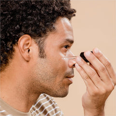 DS Laboratories Spectral.BRD serum on beard closeup shows smooth, non-greasy finish.