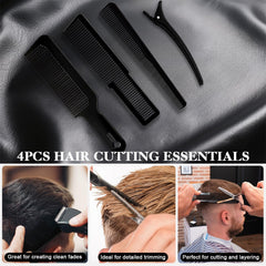 DUAIU hair cutting comb aids precise sectioning and control.