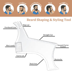 DUAIU multi-edge hairline shaping tool for symmetry.