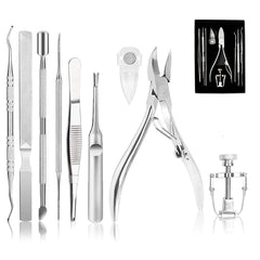 Dualeco ingrown toenail tool kit contents for at-home care