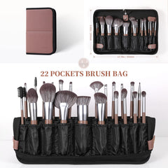 DUcare wooden FSC-handled brushes emphasize sustainable quality for precise makeup application