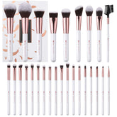 DUcare makeup brush set 27pcs face brushes for precise blending and smooth foundation.