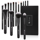 DUcare makeup brush set in black packaging highlights premium quality and gift-ready presentation.