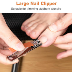 DUCOO angled nail clipper highlights cuticle precision for ingrown nails.
