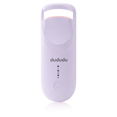 DUDUDU heated eyelash curler compact size for precise curls on the go