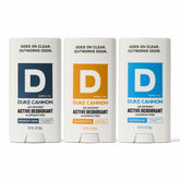 Duke Cannon Air Defense Midnight Swim bottle with clear aluminum-free protection for daily wear