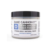 Duke Cannon News Anchor Fiber Pomade bottle with strong hold for all-day control