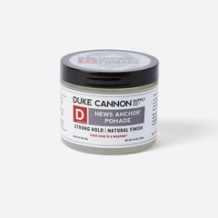 Duke Cannon News Anchor Pomade texture demonstrates flexible hold without crunch.