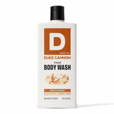 Duke Cannon Wayfinder bottle front showing thick body wash for daily hydration