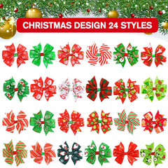 DULEFUN Christmas tree clip highlights bright outfits with festive flair.