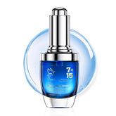 Dumie Copper Peptide Serum bottle displayed with soft lighting, hinting at anti-aging hydration.
