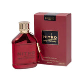 Dumont Nitro Red Extrait bottle on display, ideal for bold evening wear.