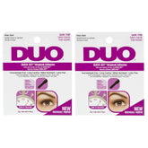 DUO Quick-Set eyelash glue Dark Tone bottle close-up shows secure hold.