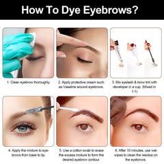 Duoffanny Brow color in Coffee/Dark Brown on brow