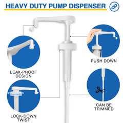 DupakSYS 265mm tubes cut-to-fit for precise bottle compatibility and clean pours