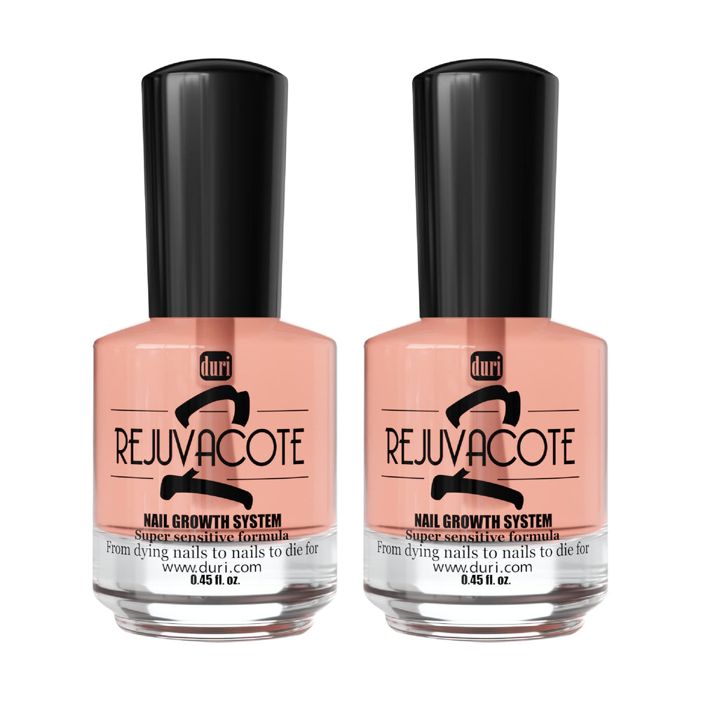 Duri Rejuvacote 2 bottle close-up showing nourishing formula for nails