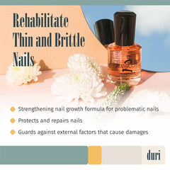 Duri Rejuvacote 2 Sensitive brush application demonstrates base and top coat use