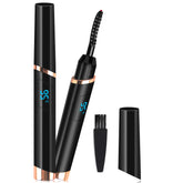 Dust2Oasis heated eyelash curler compact design for quick on-the-go curling.