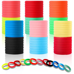 DWKFEOQ hair ties 120pcs pack with smooth cotton for gentle hold and no snags