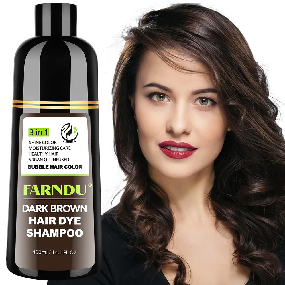DYEING 221 BC FarnDu dark brown shampoo bottle for easy at home color