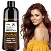 DYEING 221 BC FARNDU chestnut brown shampoo bottle offers salon-ready color at home.