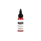 Dynamic Color Burgundy Red Tattoo Ink bottle showcases vivid pigment for bold lines.