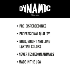 Dynamic Color Co Circa Color Tropical Purple ink yields bold, lasting color blocks
