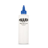 Dynamic Color Co triple white ink bottle front shows sterile packaging for clean tattooing prep.