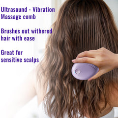 DYUHOOAO scalp massager in hands demonstrates cordless operation ideal for travel.