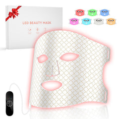 DZAVOK red-light-mask front view for at-home anti-aging therapy