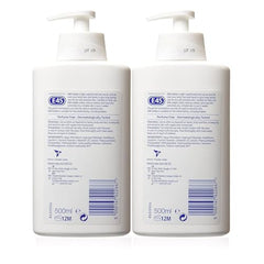 Two-pack display signals value for daily hydrating care.