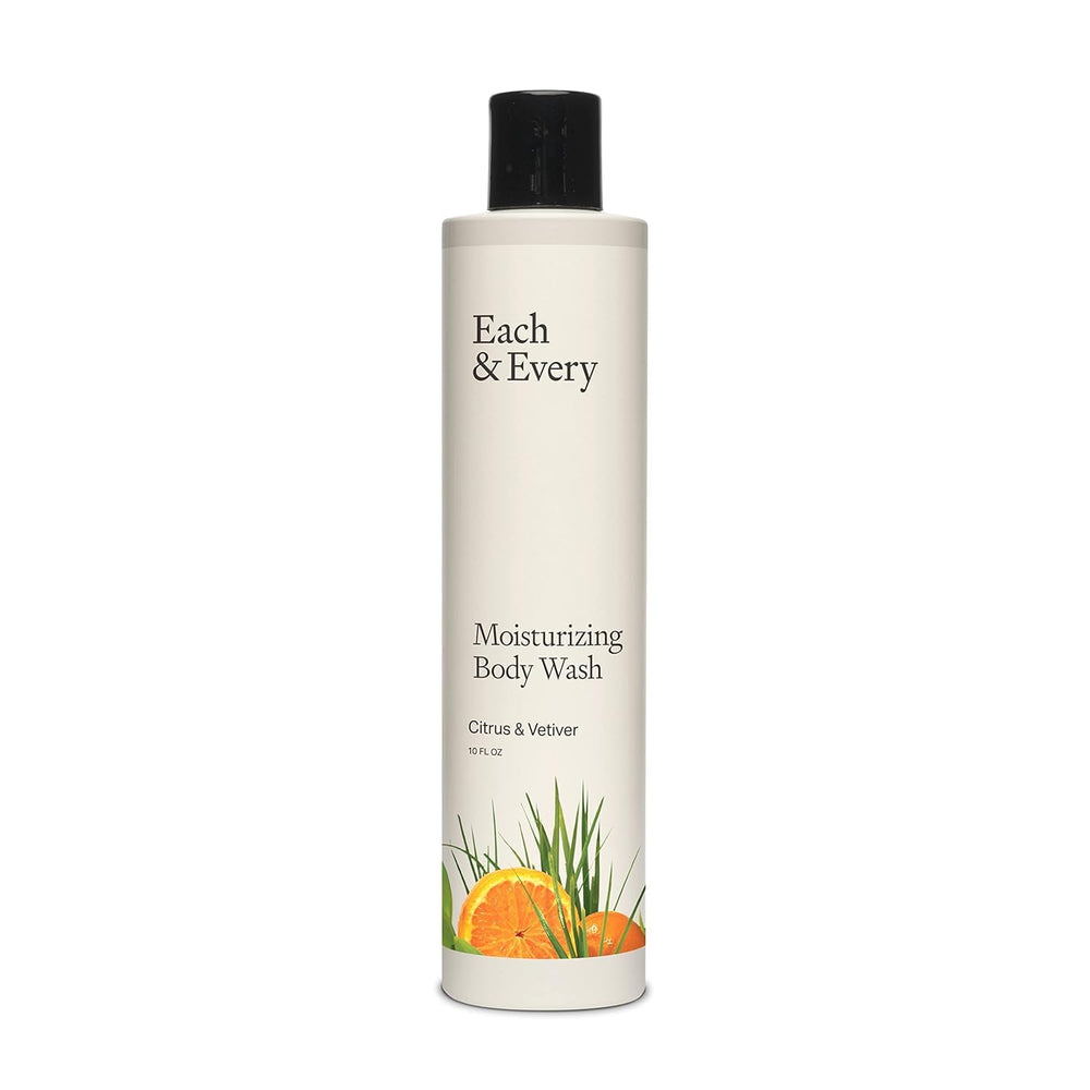 Each & Every Citrus Vetiver bottle pour for a refreshing daily cleanse.