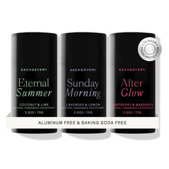 Each & Every Raspberry Mandarin pack shows natural 24h odor control for daily wear.