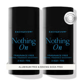 Each & Every unscented deodorant stick provides fragrance-free protection for sensitive skin