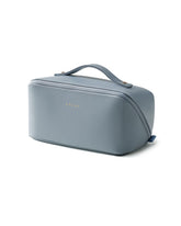 EACHY travel makeup bag open flat design offers quick item visibility for easy access.